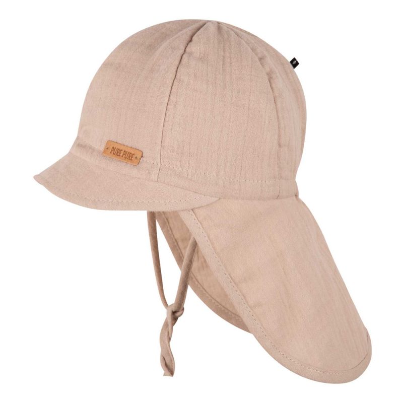 Pure Pure solhatt legionær musselin beige UPF 50+