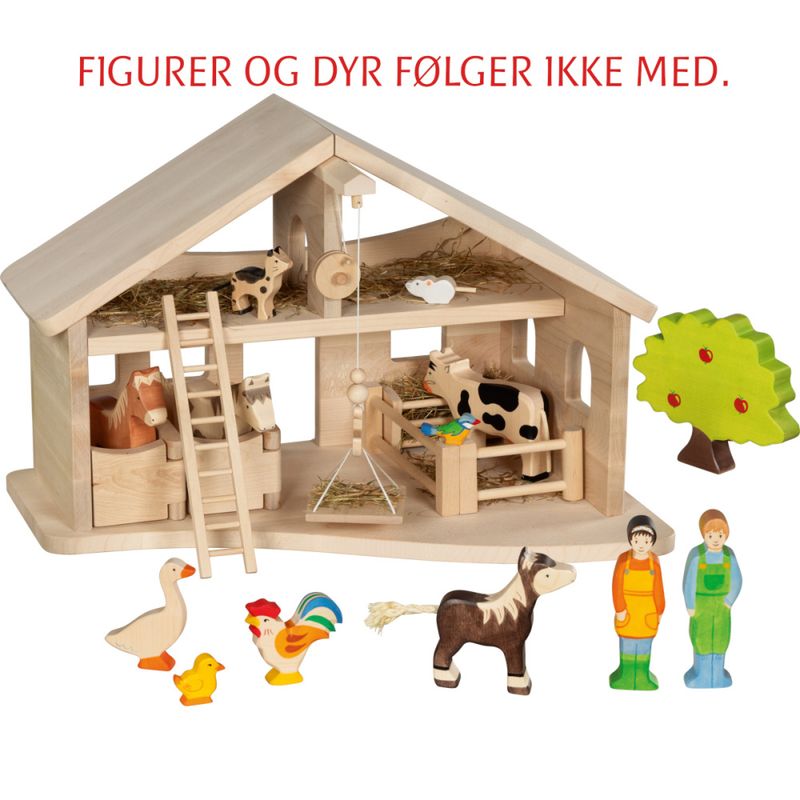 Holztiger stor stall i tre - BESTILLINGSVARE