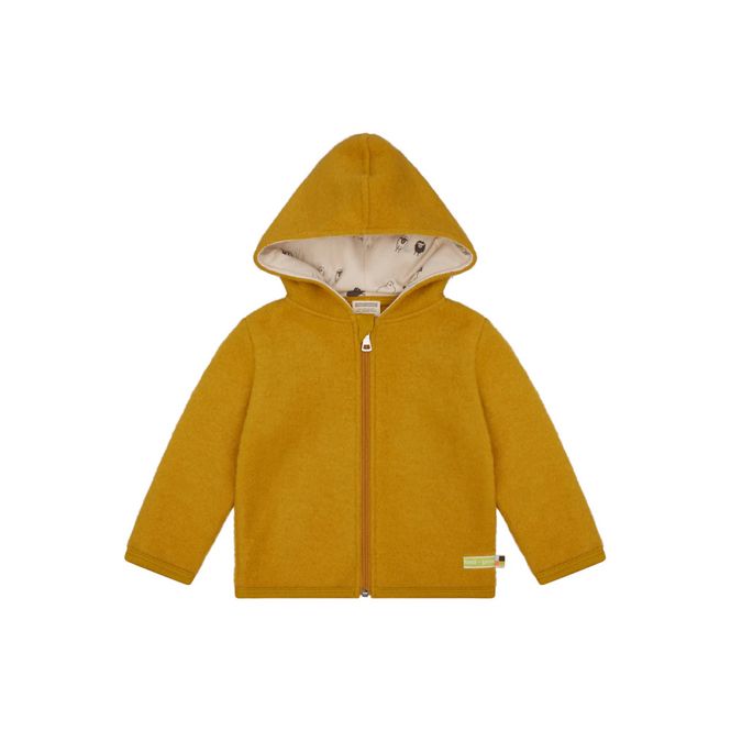 Hovedbilde Loud + Proud babyjakke ullfleece okergul