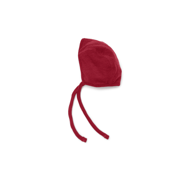 Hovedbilde Petit by Basics hjelmlue ull baby rød