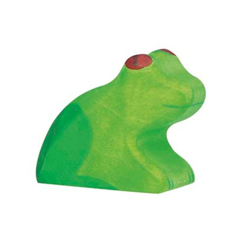 Holztiger trefigur frosk
