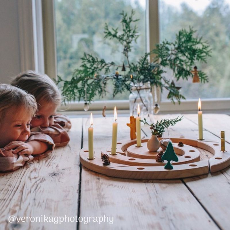Grimm's bursdags- eller adventsspiral natur