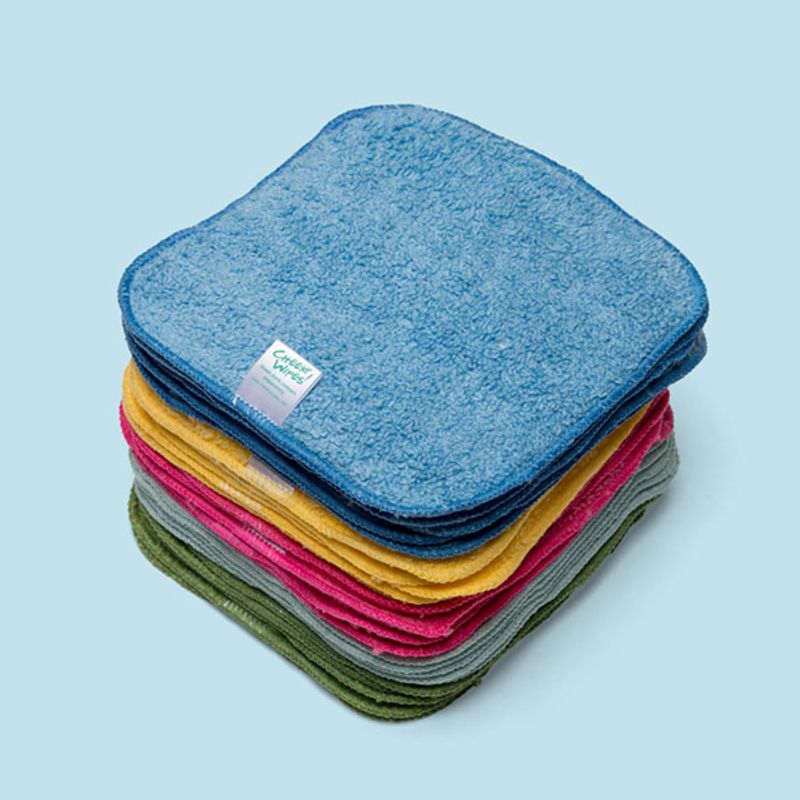 Cheeky Wipes 25 kluter økobomull regnbue