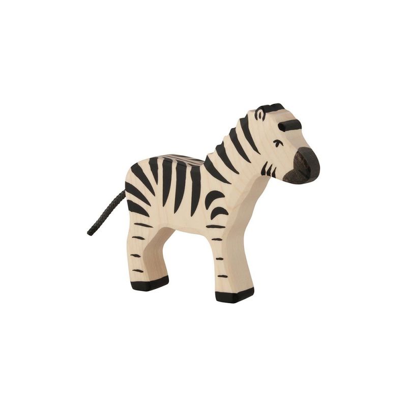 Holztiger trefigur zebra