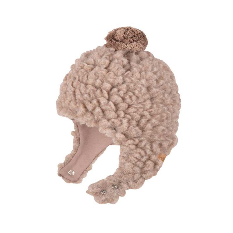 Pure Pure lodden babylue ull/Tencel kneppehals