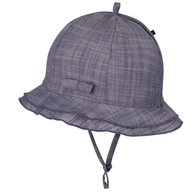 Hovedbilde Pure Pure denimblå solhatt rund brem