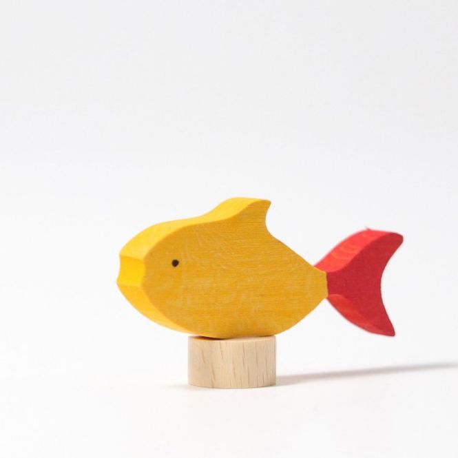 Hovedbilde Grimm's figur til bursdagsring gul fisk