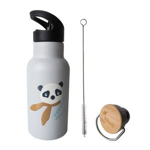 Hovedbilde Kikadu termoflaske st&aring;l panda
