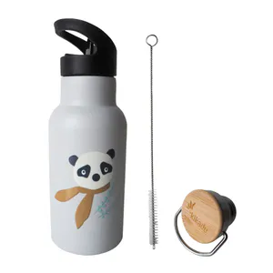 Hovedbilde Kikadu termoflaske st&aring;l panda