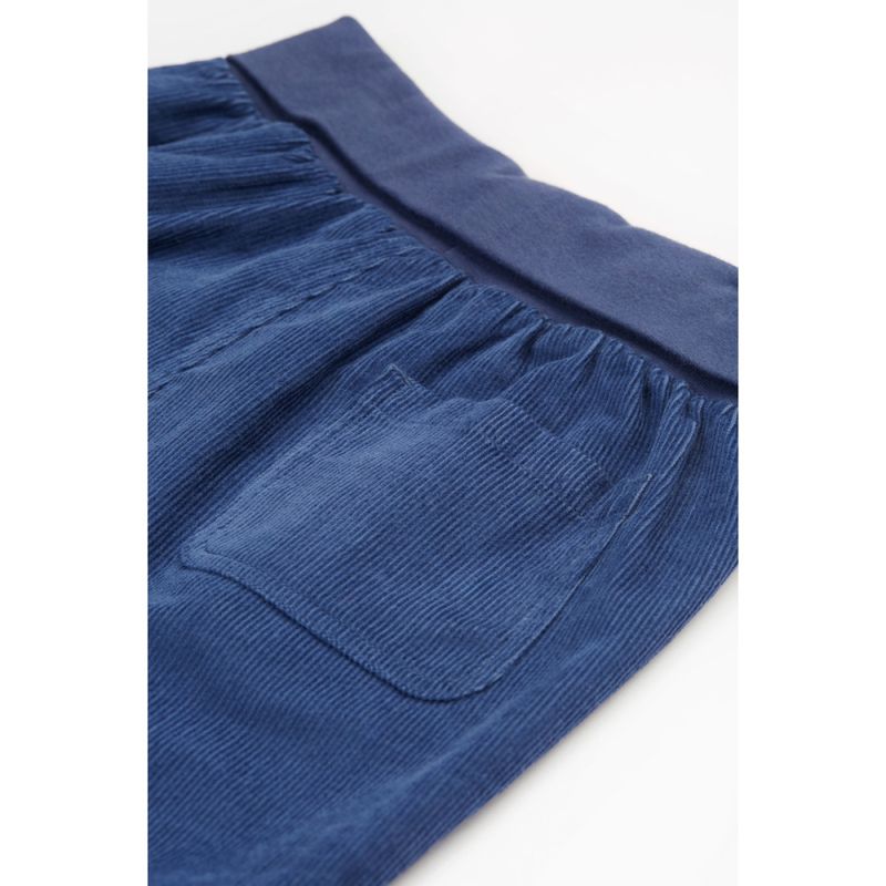 Frugi blå kordbukse med elastisk midje