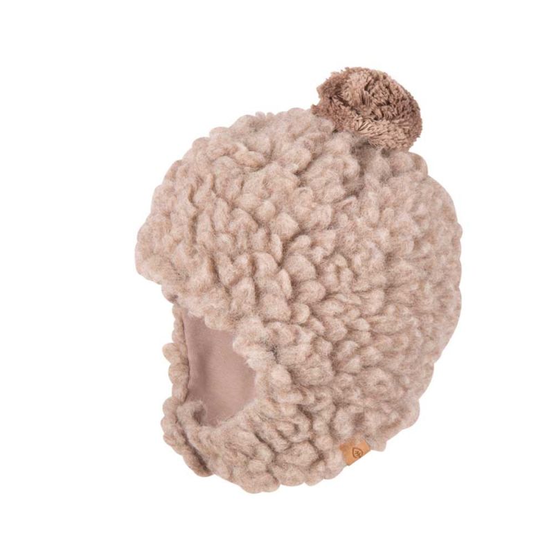 Pure Pure lodden babylue ull/Tencel kneppehals