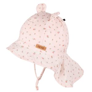 Hovedbilde Pure Pure solhatt musselin &oslash;rer blomstrete rosa ...