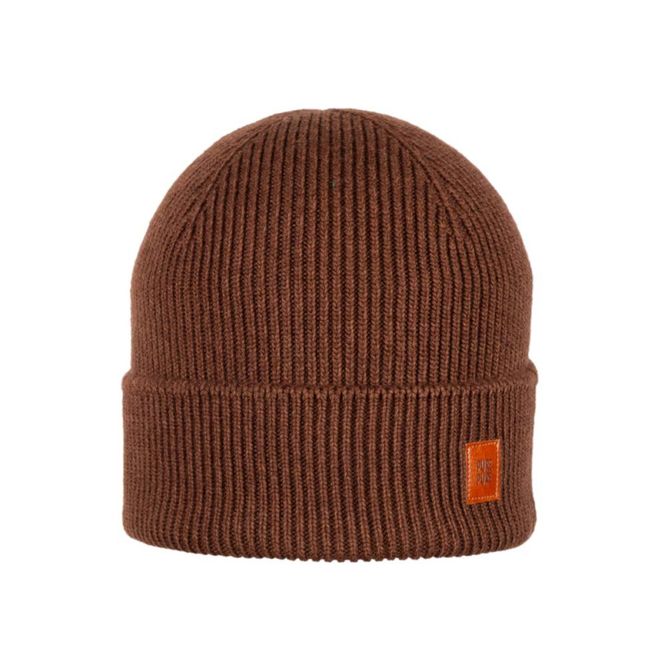 Hovedbilde Pure Pure brun topplue ull/silke/bomull Hazelnut
