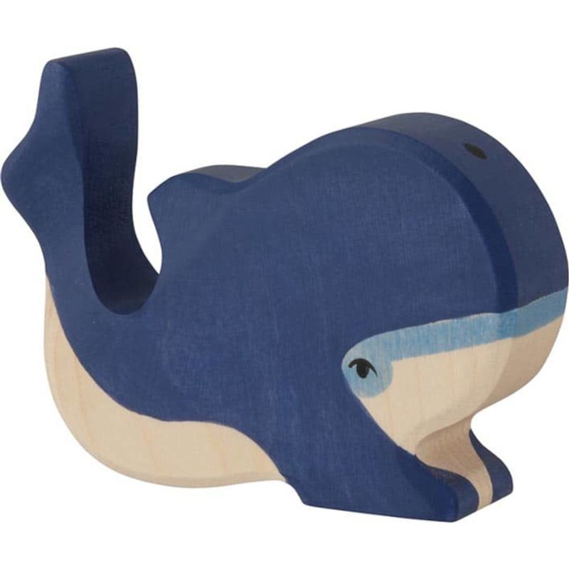 Holztiger blå hval liten