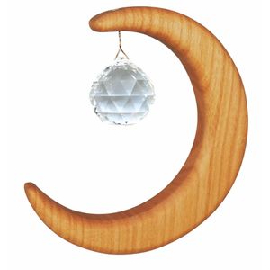 Hovedbilde Sternengasse vindusdekorasjon m&aring;ne med krystall