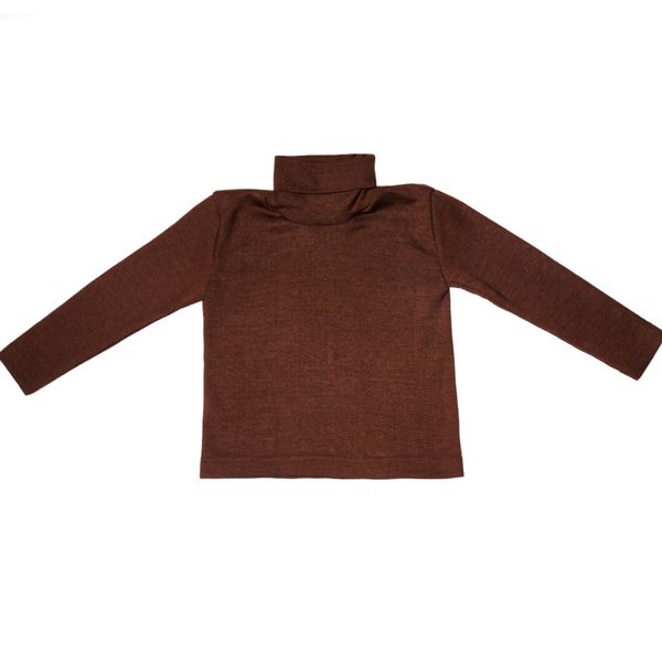 Cosilana polotrøye ull/silke brun