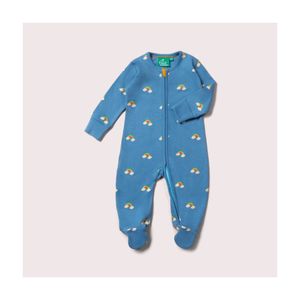 Hovedbilde Little Green Radicals pysj med fot bl&aring; regnbuer