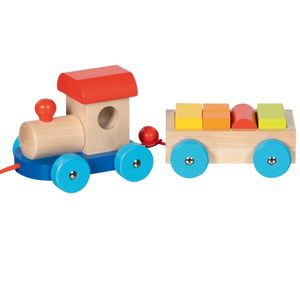 Hovedbilde Goki fargerikt tog i tre