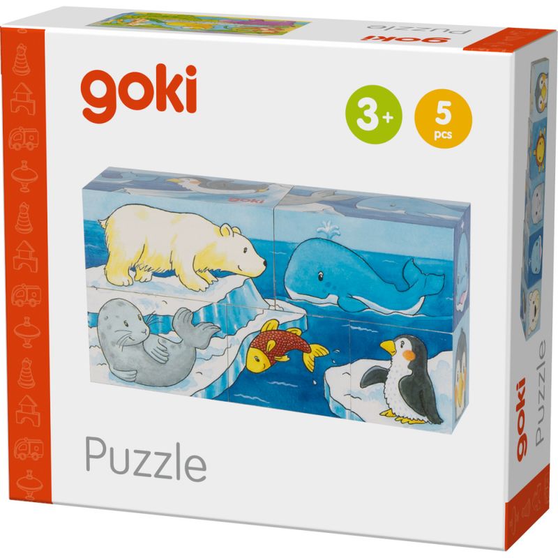 Goki kubepuslespill safari og isverden