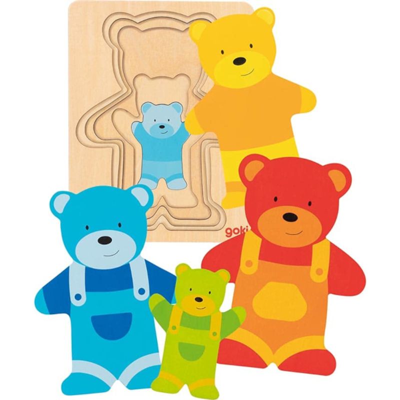 Goki puslespill bamse lag-på-lag