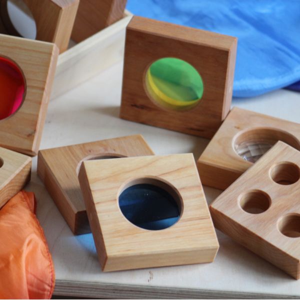 Bauspiel optikk-klosser 12 stk.
