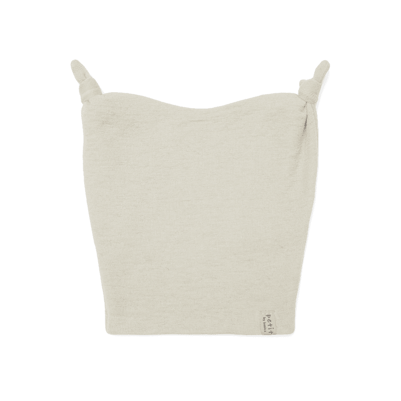 Petit by Basics topplue baby ull naturhvit