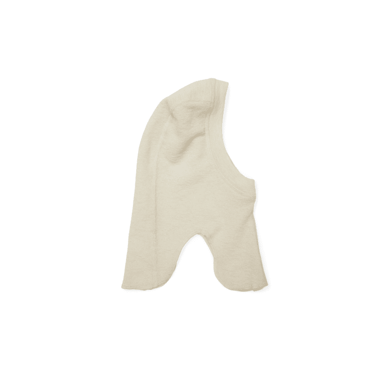 Petit by Basics balaklava baby ull naturhvit