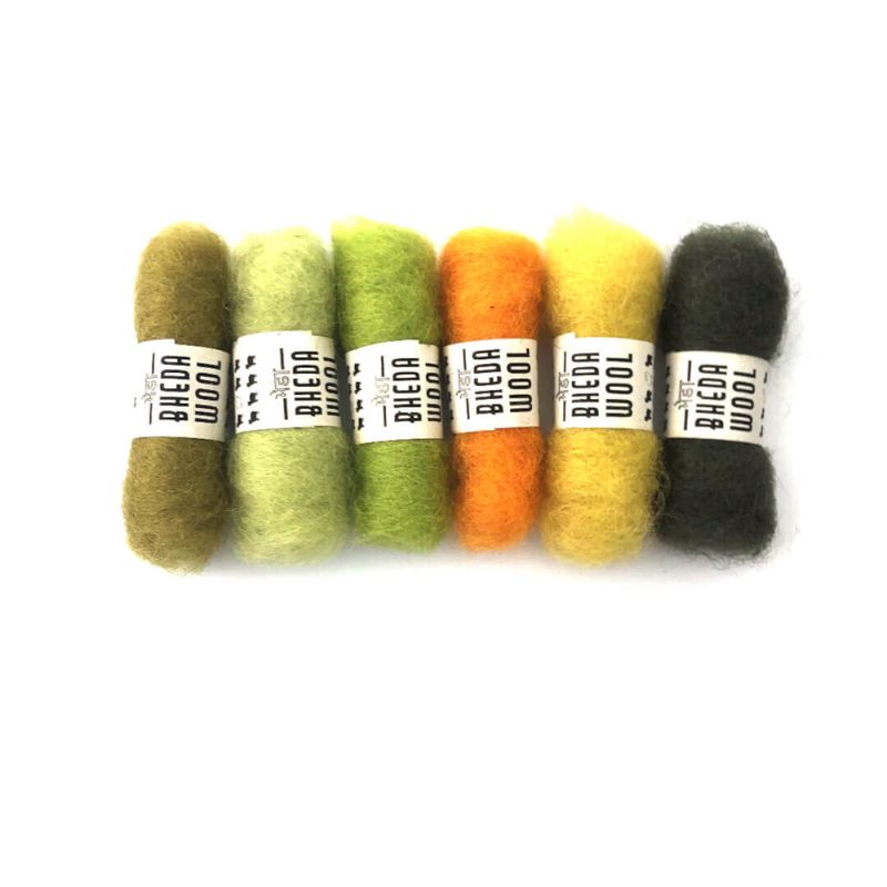 Bheda Wool MINI 6 farger á 2 gram - velg farge