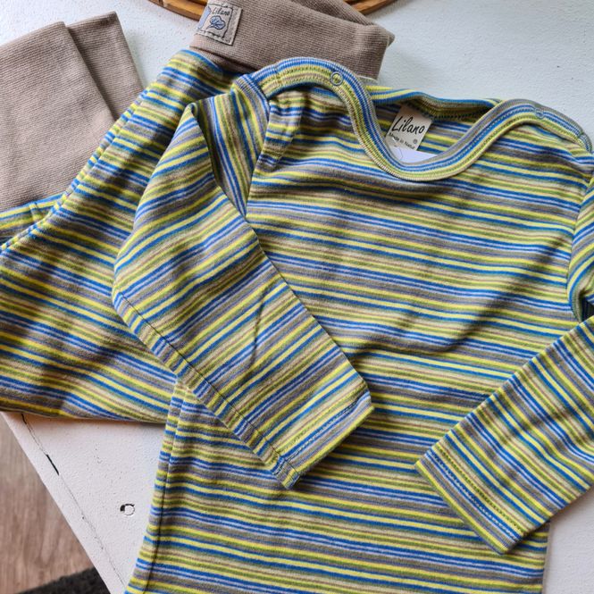 Hovedbilde Lilano babysett bomull grønn/beige