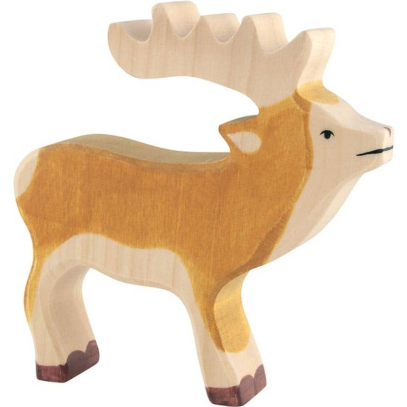 Holztiger kronhjort